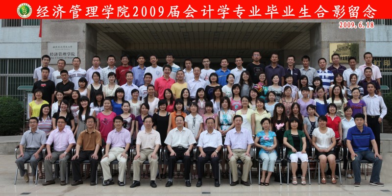 2009届bwin必赢唯一官方网站会计学专业毕业生合影.JPG